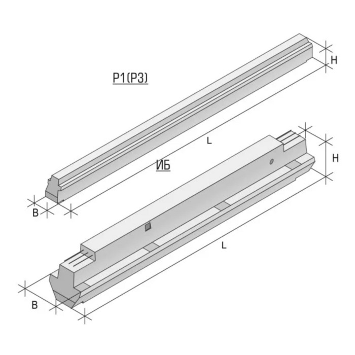 Ригель железобетонный 2Р 4.65-3 АтV-С